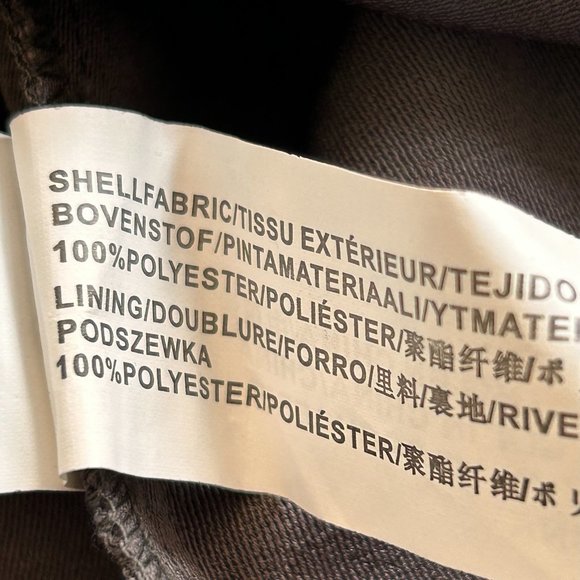 - J.O.A. Keyhole Lace Tiered Dress in Gray with Ruffled Sleeves SMALL   - W562 - Picture 15 of 15